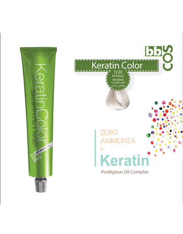 Keratin Hair Color 100 ml 11.01